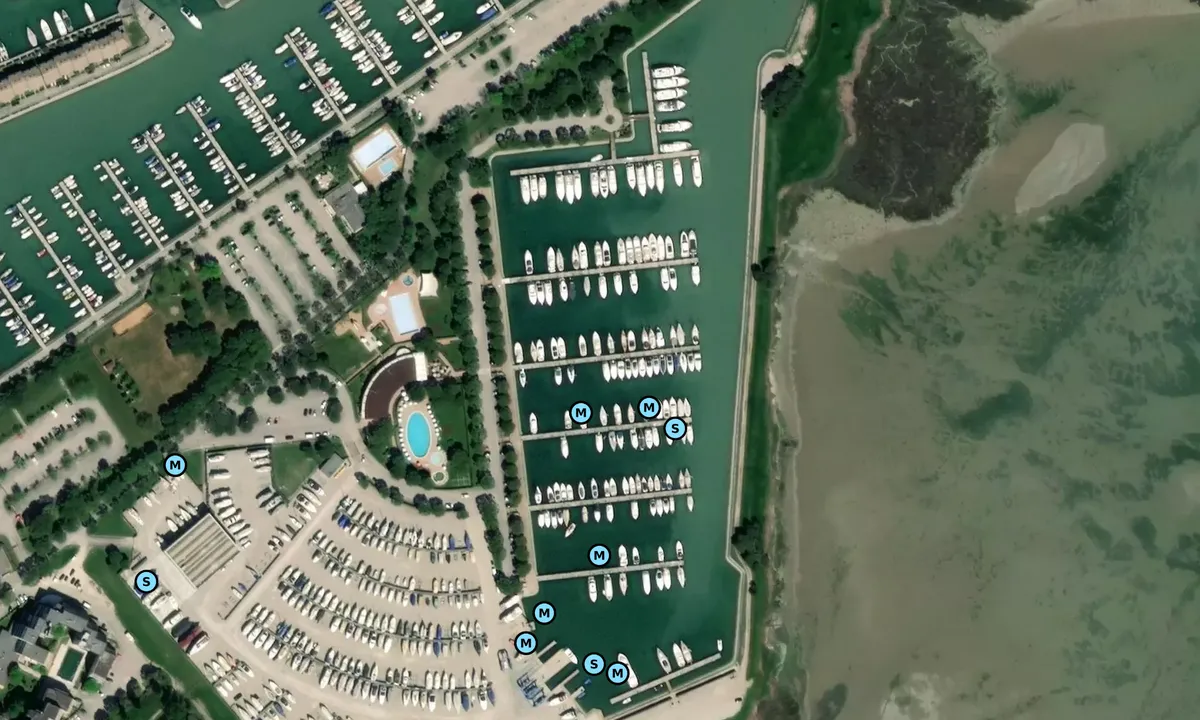 Satelite image of Marina Punta Gabbiani
