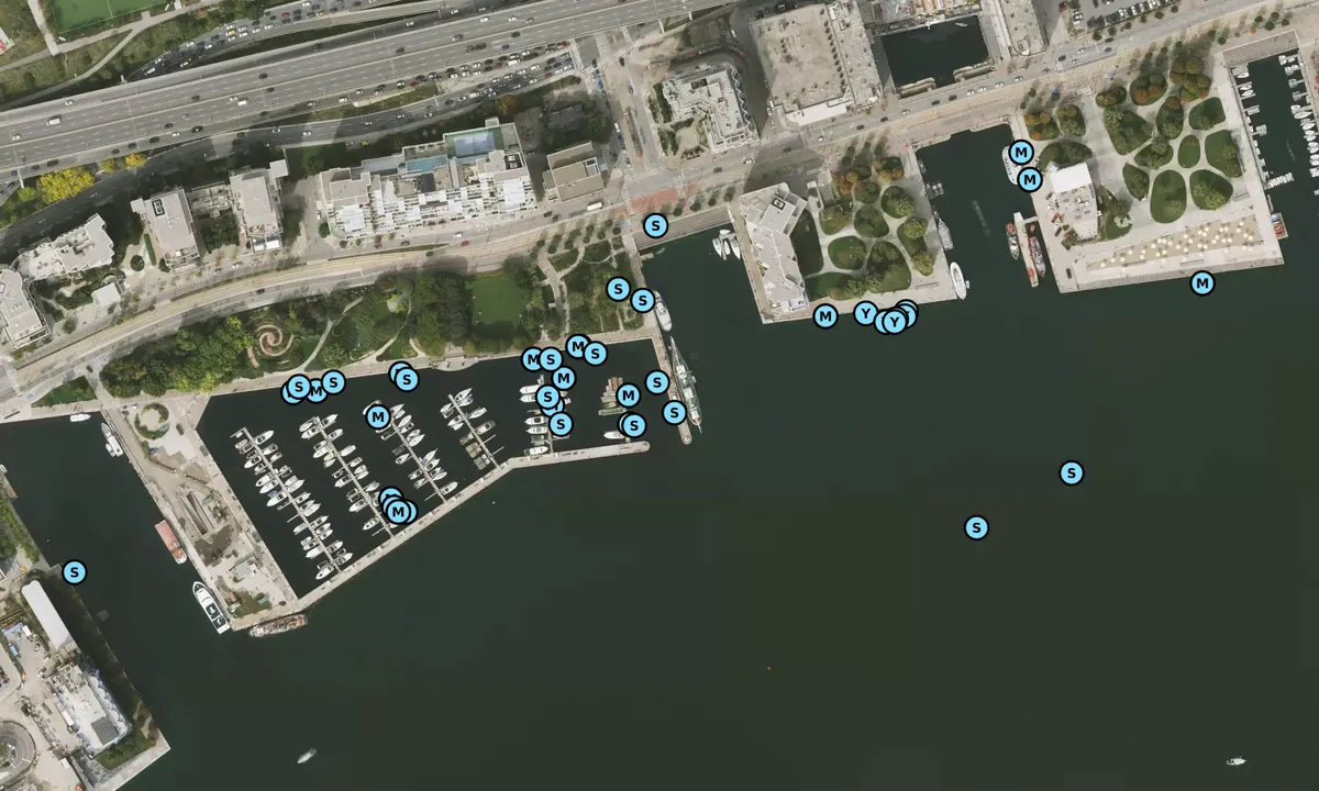 Satelite image of Marina Quay West