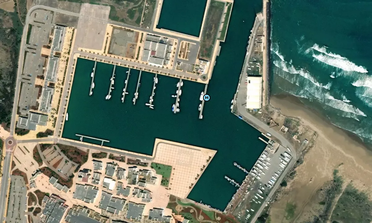 Satelite image of Marina Saïdia