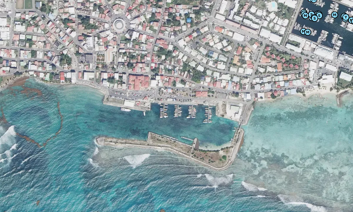 Satelite image of Marina Saint-Francois