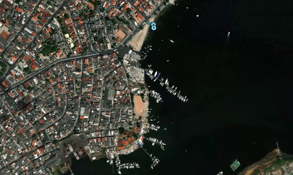 Satelite image of Marina Saveiro Clube da Bahia