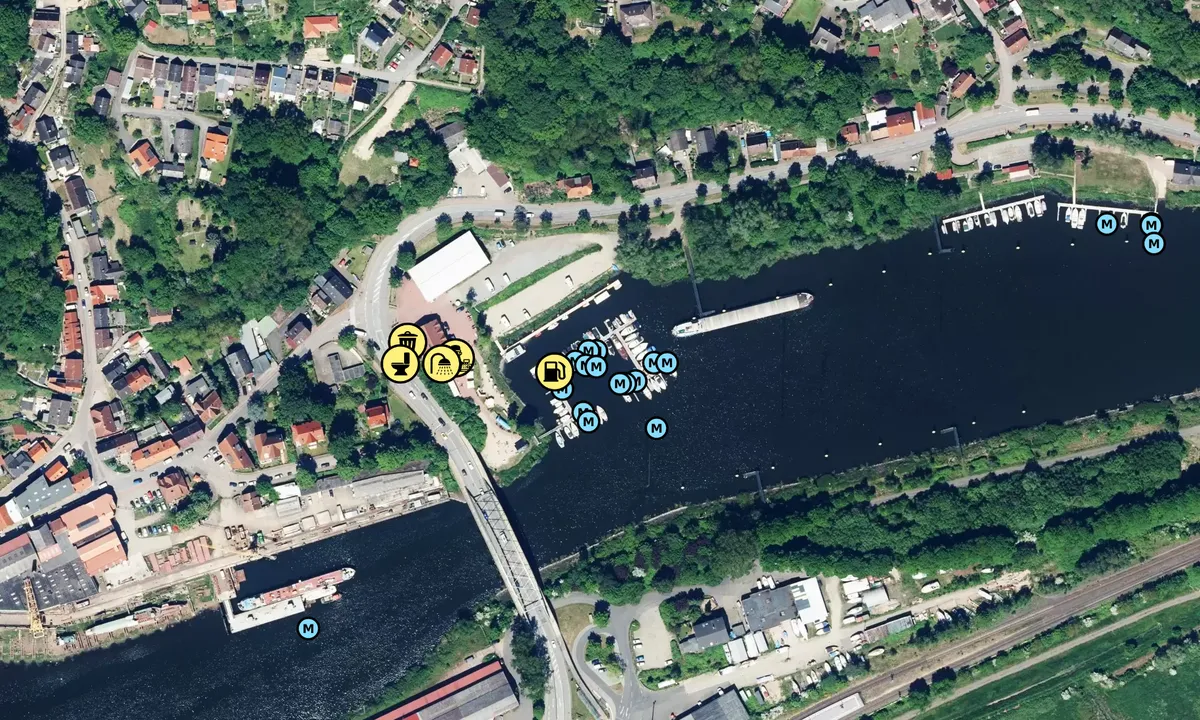 Satelite image of Marina Skippertreff Lauenburg