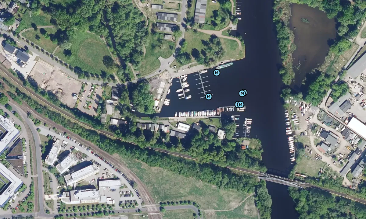 Satelite image of Marina Stadthafen Hennigsdorf