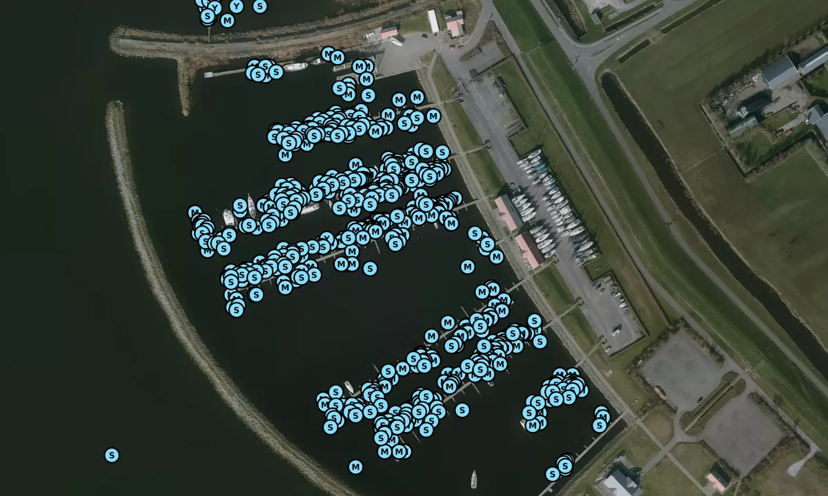 Satelite image of Marina Stavoren Buitenhaven - Nijefurd
