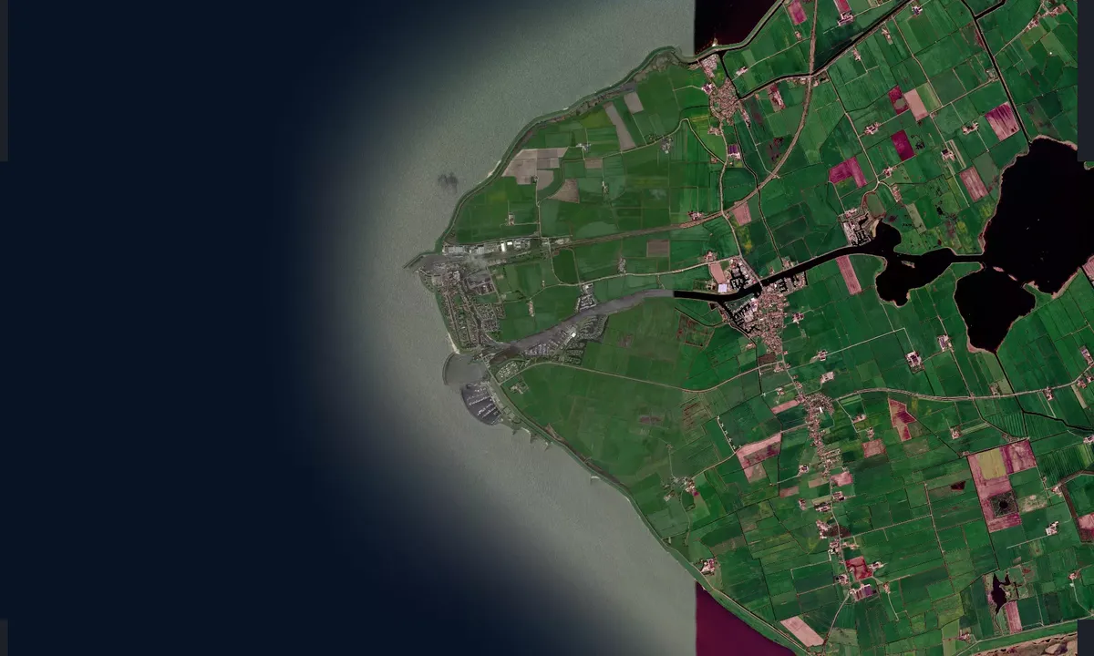 Flyfoto av Marina Stavoren en Camping Súdermeer