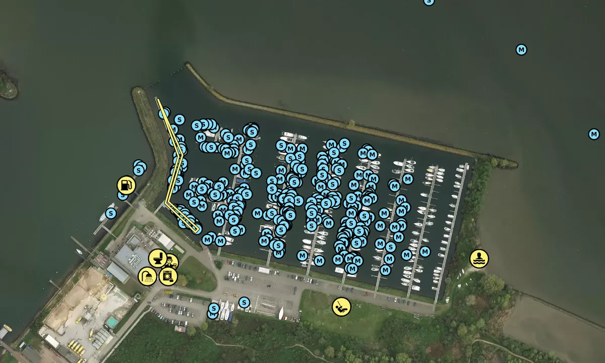 Satelite image of Marina Stellendam - Goeree-Overflakkee