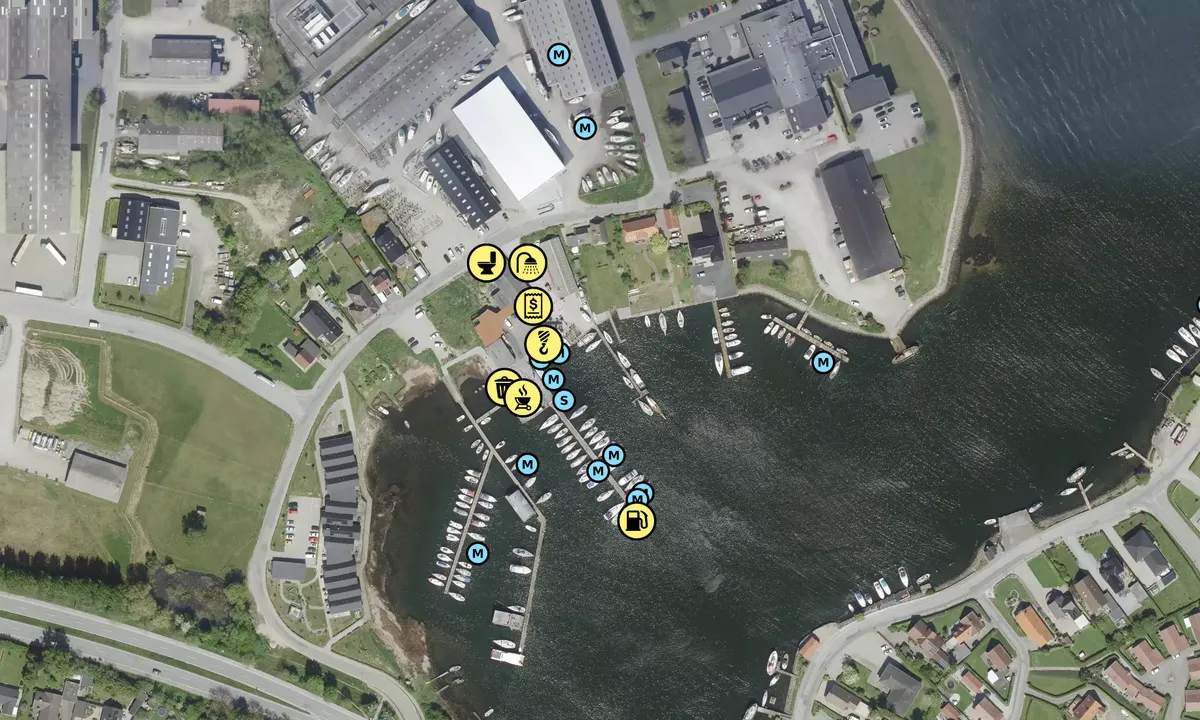 Satelite image of Marina Toft