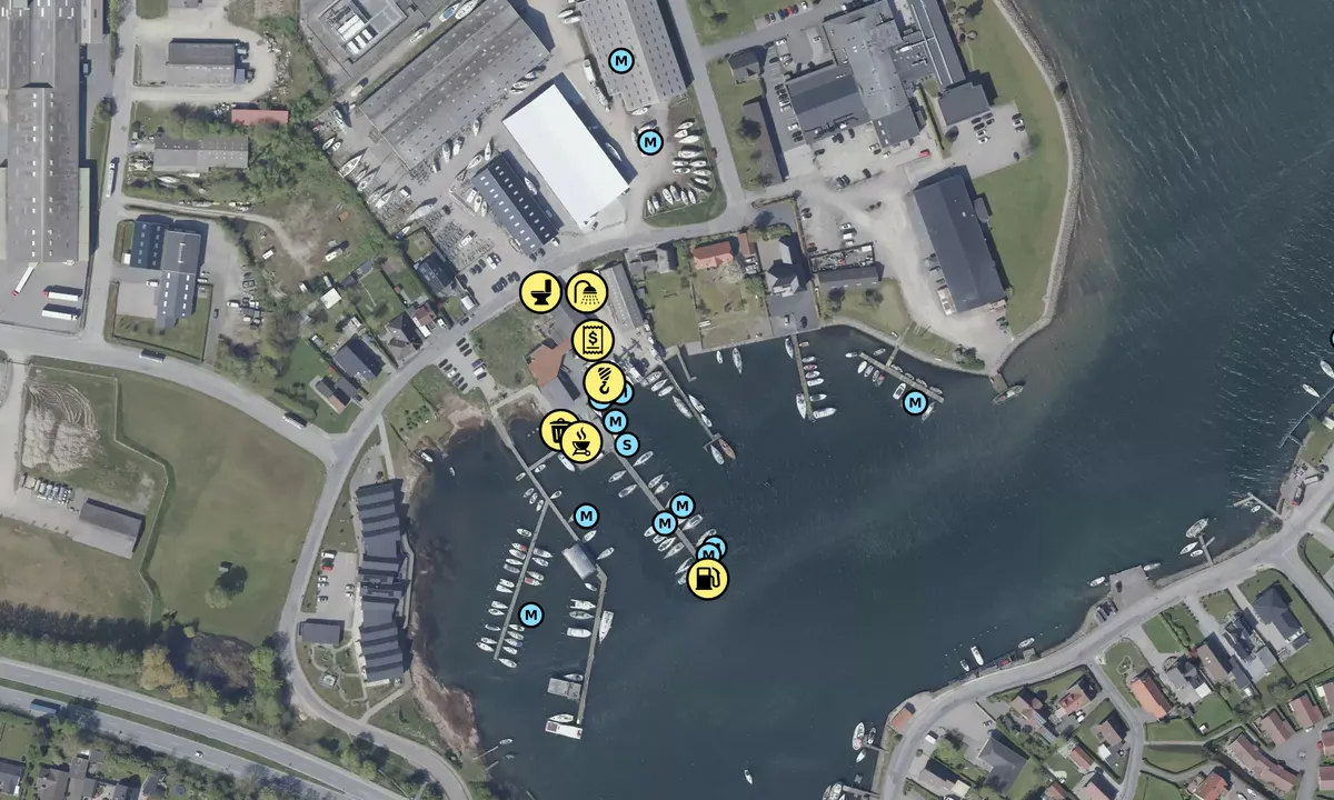 Satelite image of Marina Toft