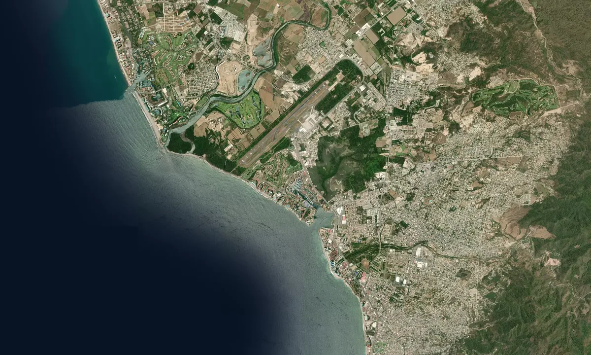 Flyfoto av Marina Vallarta