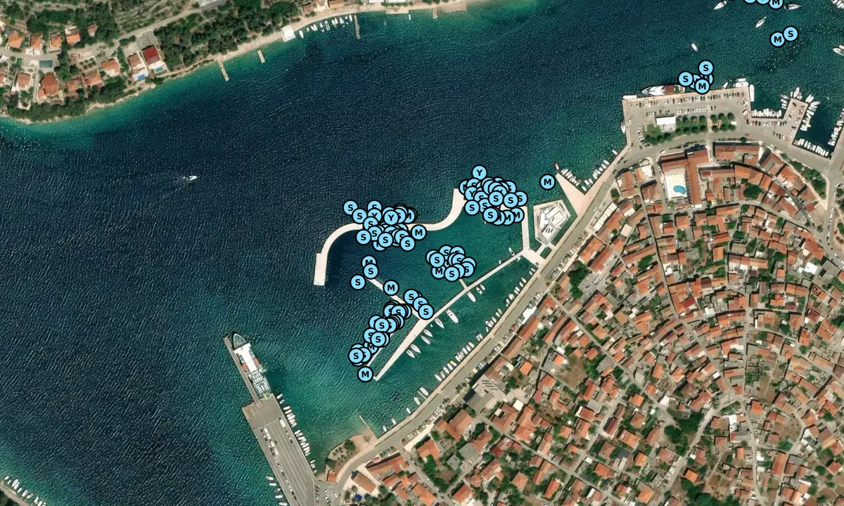 Satelite image of Marina Vela Luka