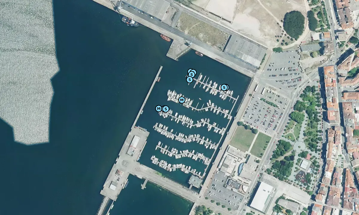 Satelite image of Marina Vilagarcia