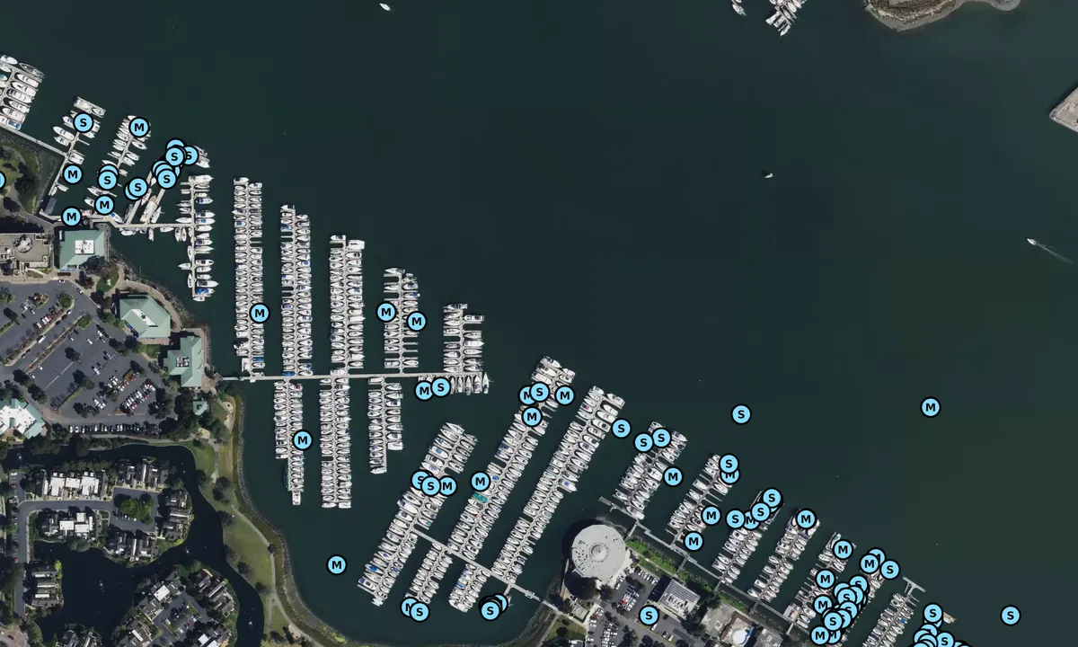 Satelite image of Marina Village Yacht Harbor