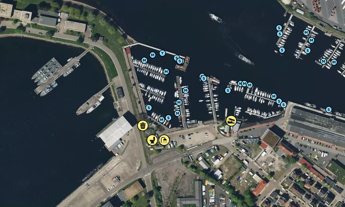 Satelite image of Marina Wellingdorf - Kiel