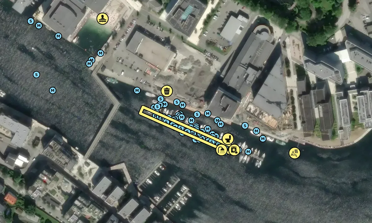 Satelite image of Marineholmen