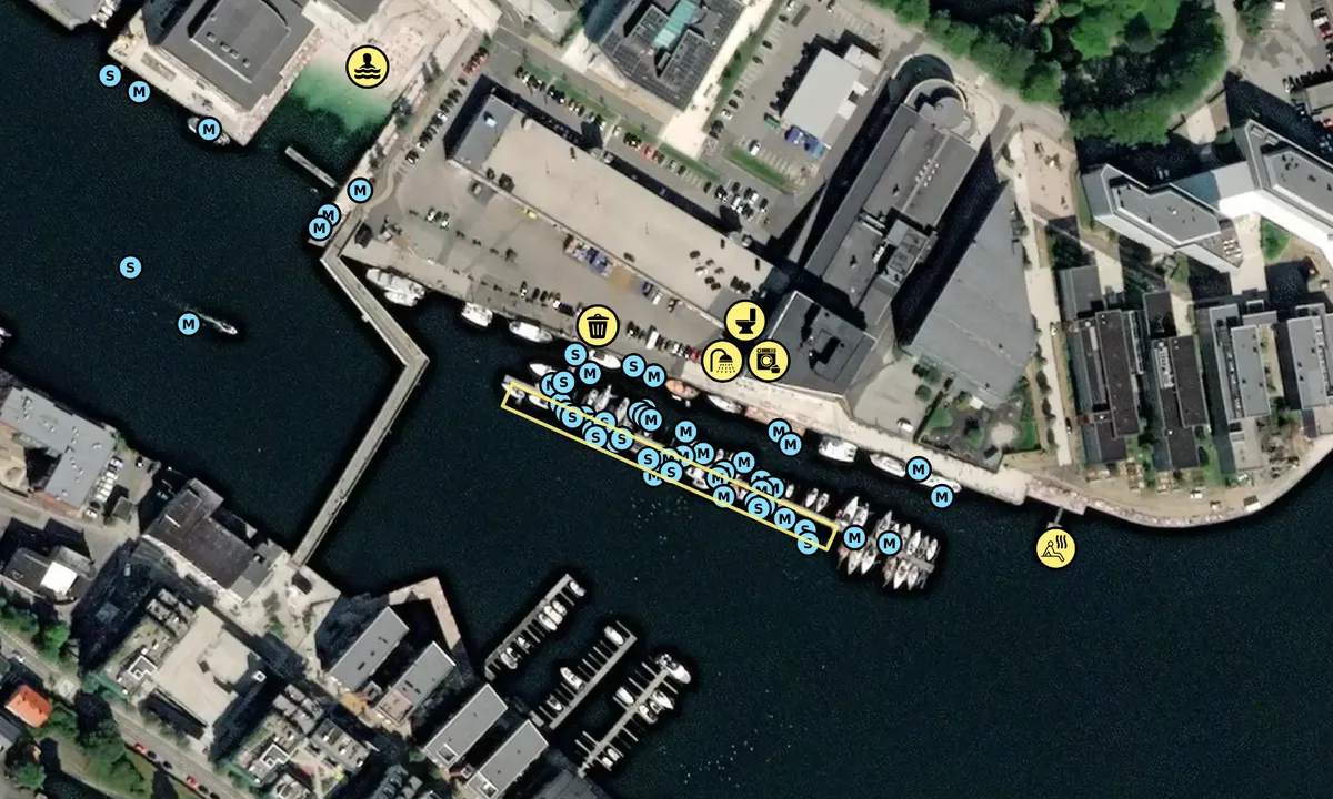 Satelite image of Marineholmen