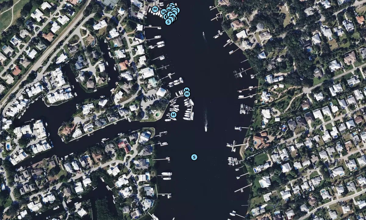 Satelite image of Mariner Cay Marina - Port Salerno