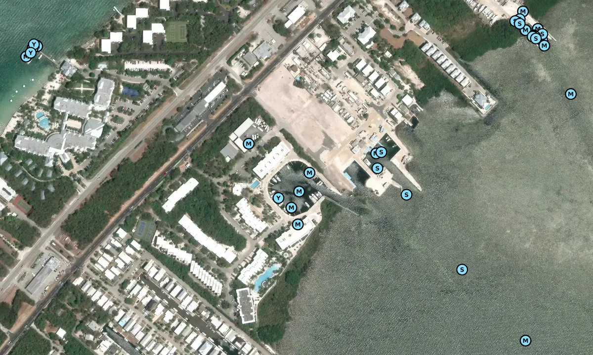 Satelite image of Mariner's Club Marina - Private