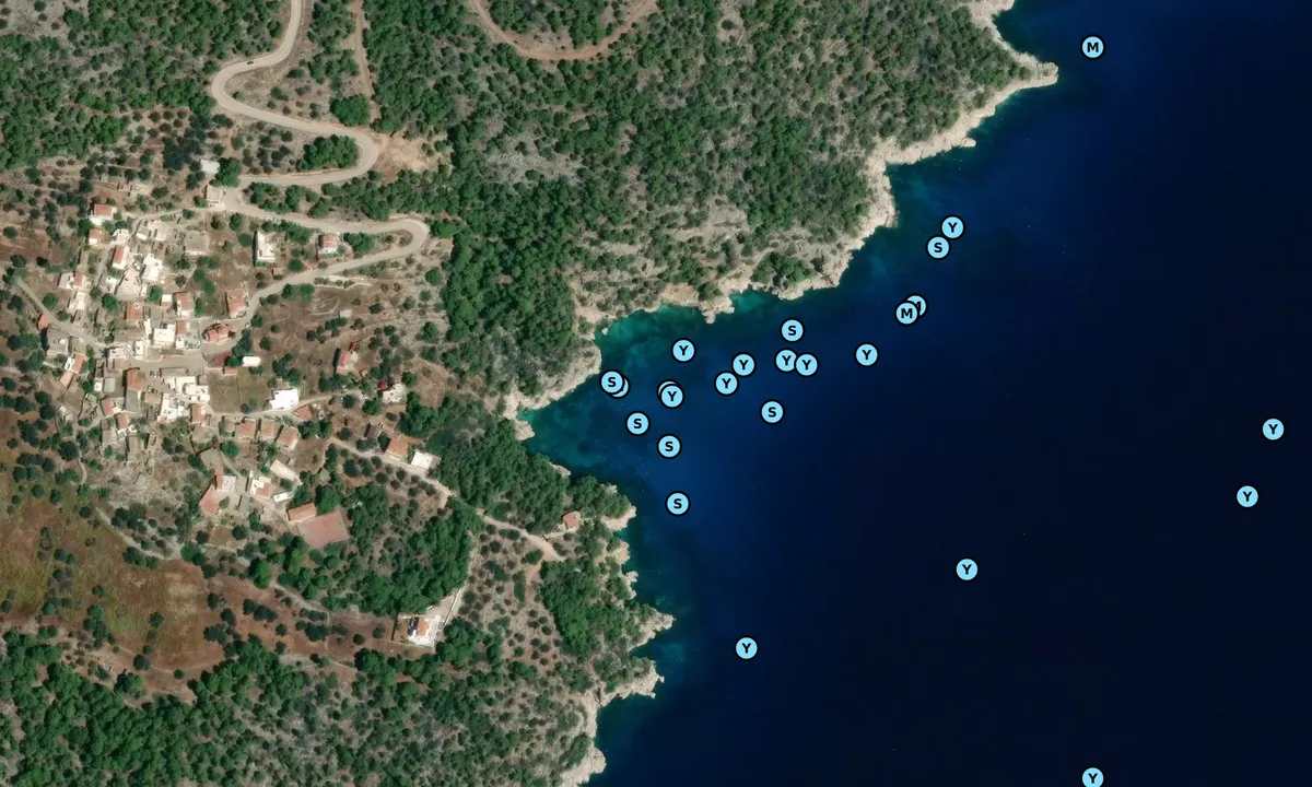 Satelite image of Mariza Beach North