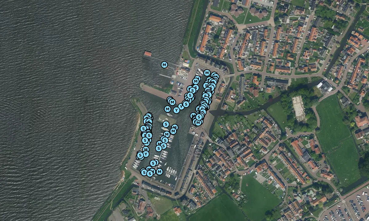 Satelite image of Marken Yacht Harbour