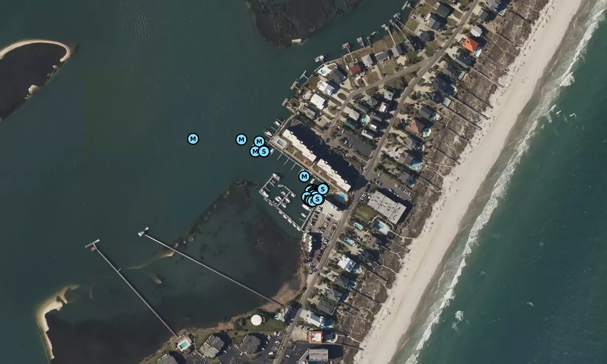 Satelite image of Marlin Quay Marina