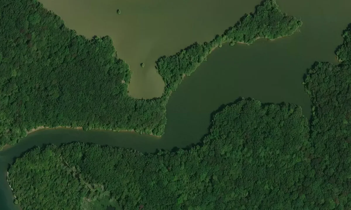 Satelite image of Marsh Creek