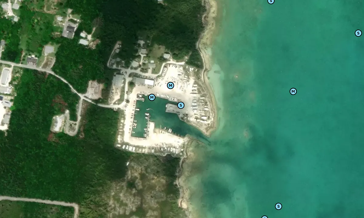 Satelite image of Marsh Harbour Boat Yard
