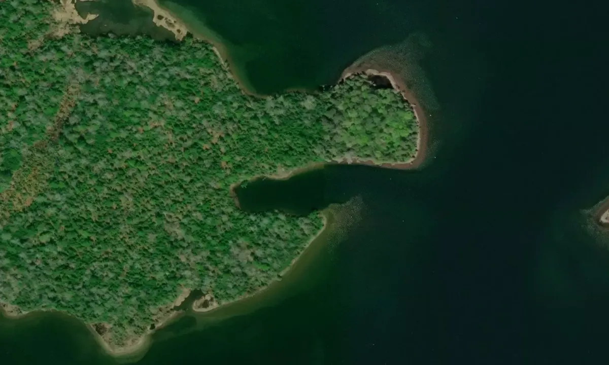 Satelite image of Martin's Cove (Crooked Cove)