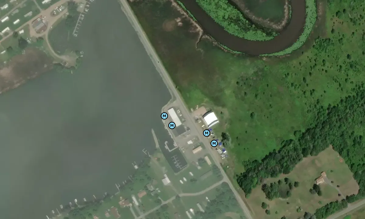 Satelite image of Martin's Marina