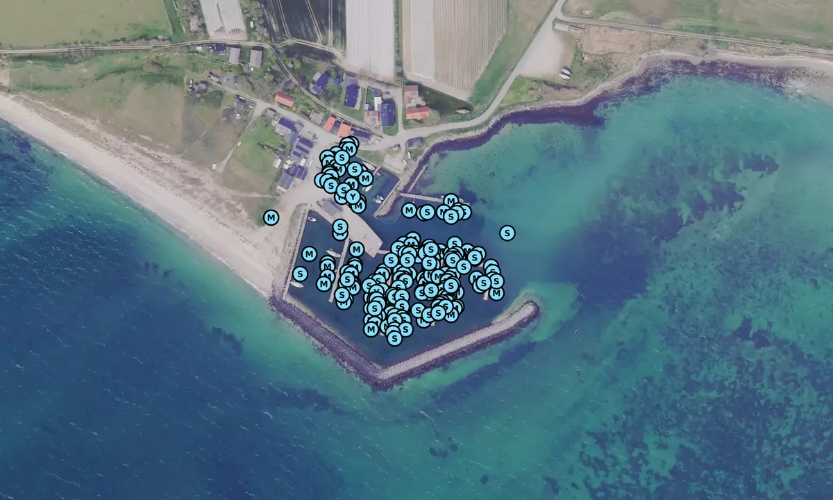 Satelite image of Mårup Havn
