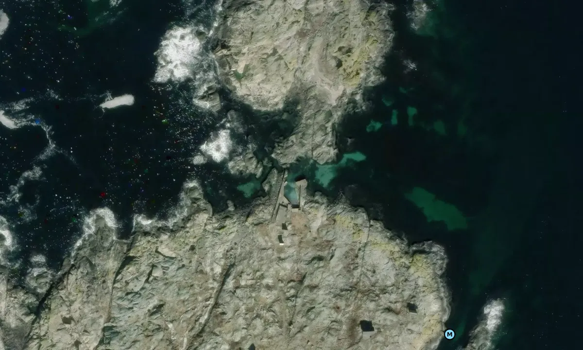 Satelite image of Måseskär