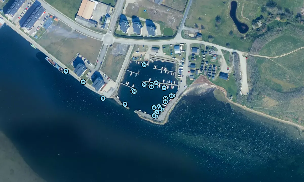 Satelite image of Masnedsund Havn