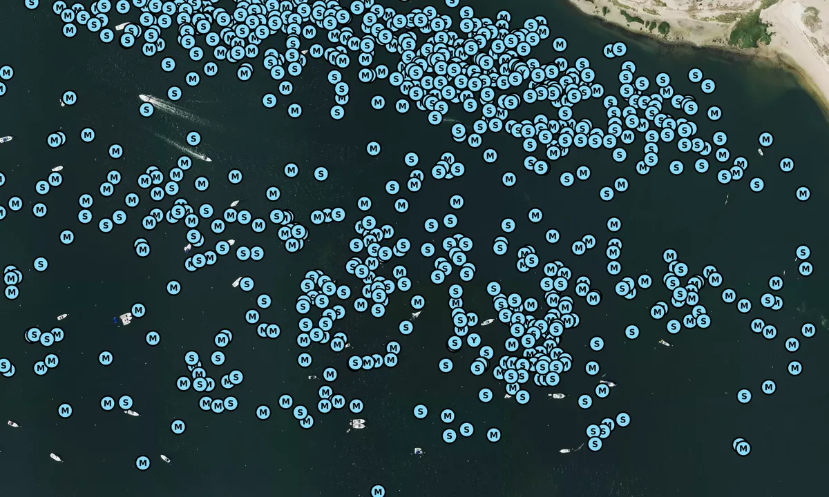 Satelite image of Masthead Cove Yacht Club Mooring - Number 0839