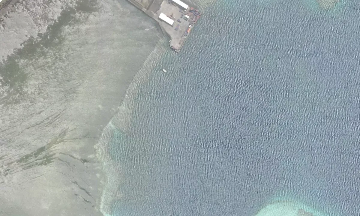 Satelite image of Matautu Bay