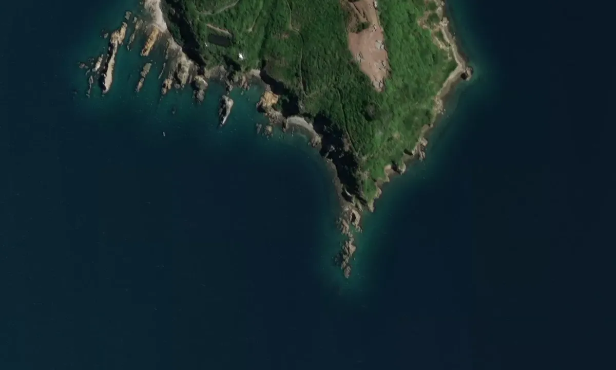Flyfoto av Matiu/ Somes Island