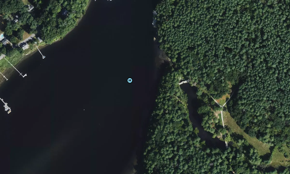 Satelite image of Maudeslay State Park
