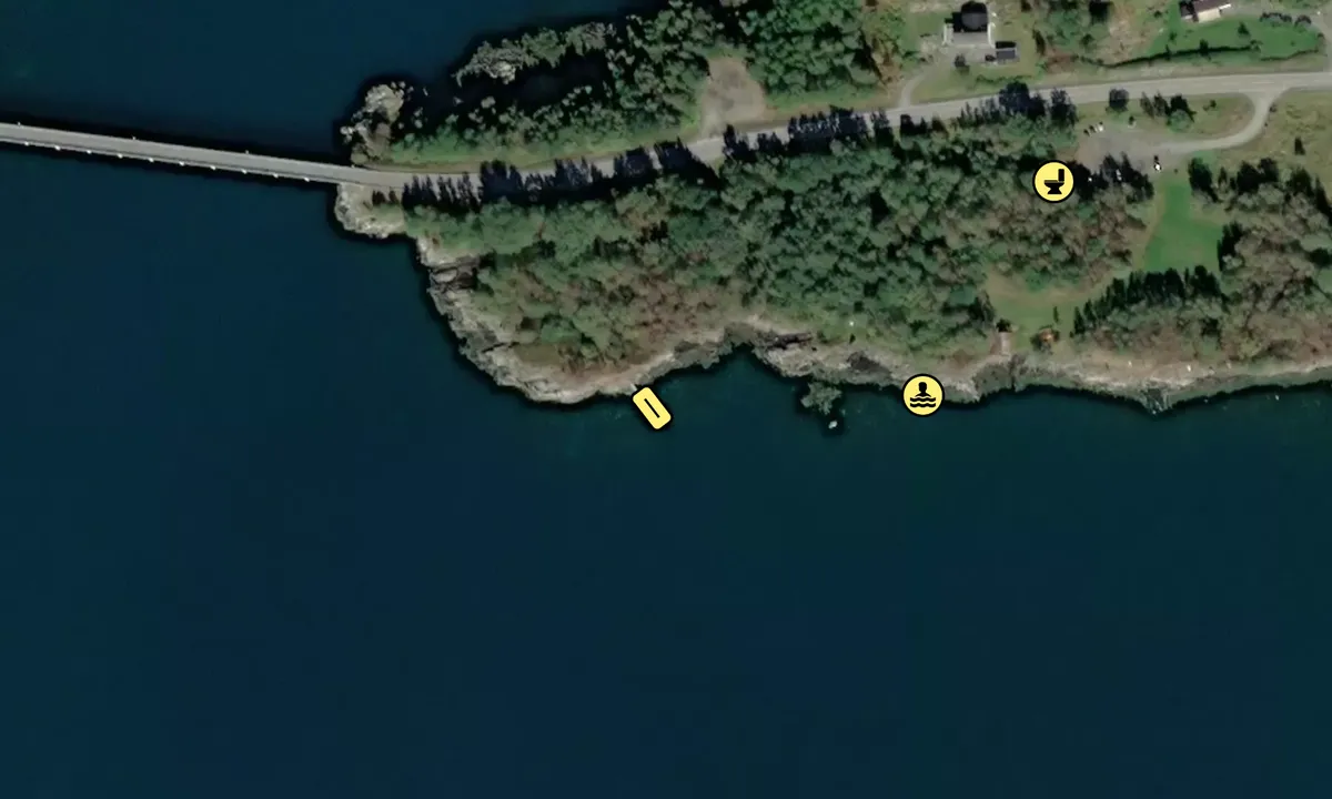 Satelite image of Mauren naturhavn