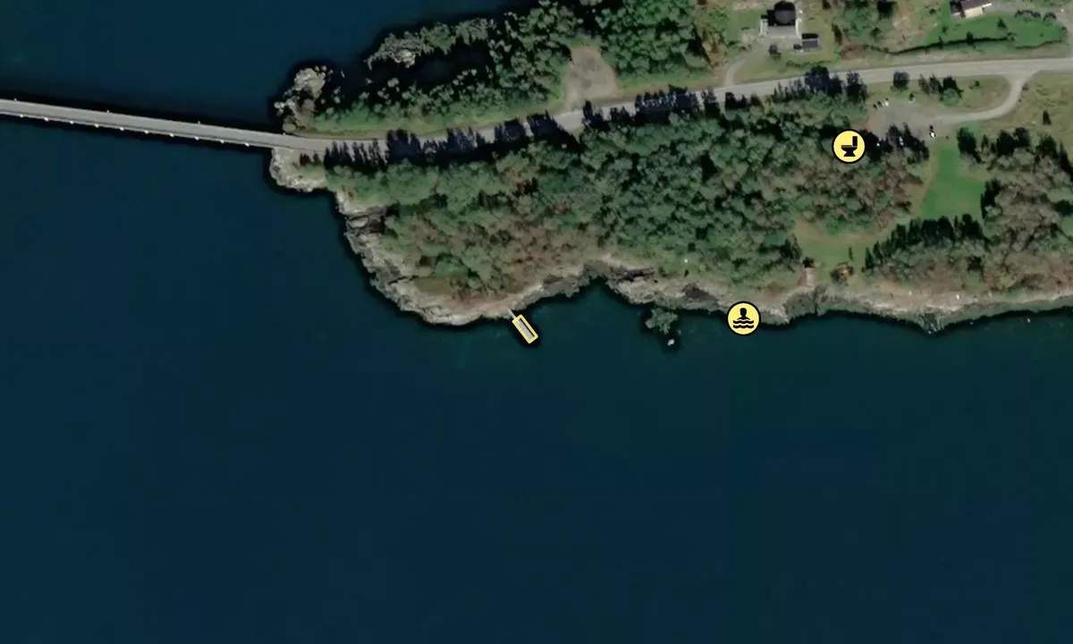 Satelite image of Mauren naturhavn