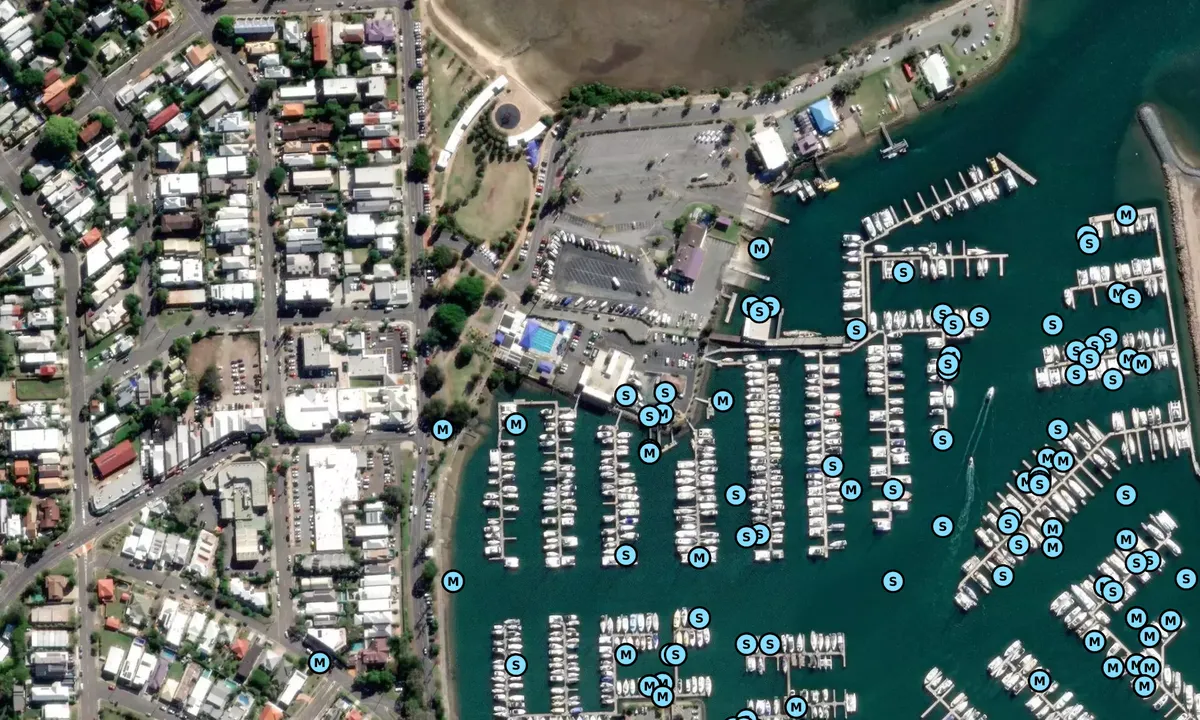 Satelite image of MBTBC Marina