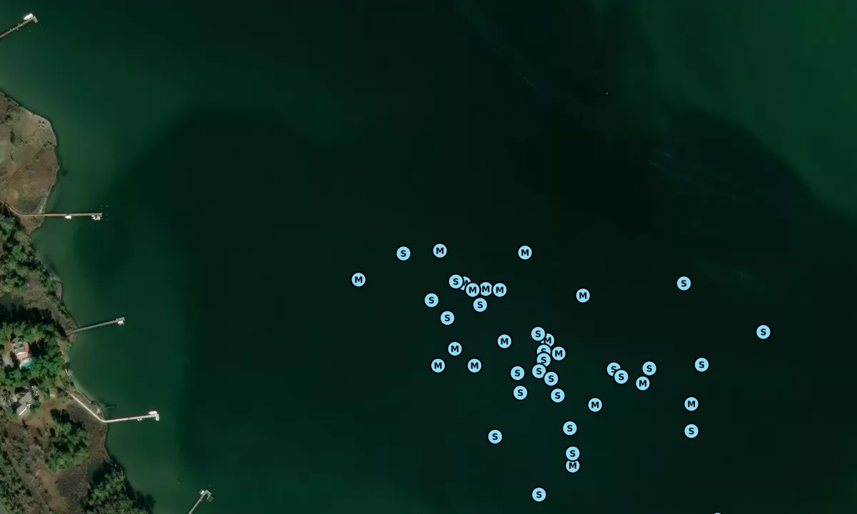 Satelite image of McKeil Point Cove
