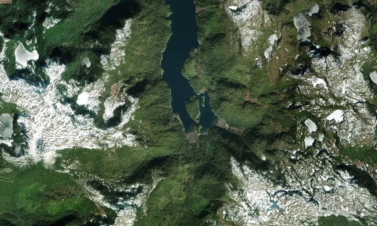 Flyfoto av McKenzie Inlet