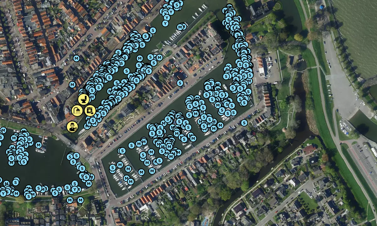 Satelite image of Medenblik - Pekelharinghaven Marina