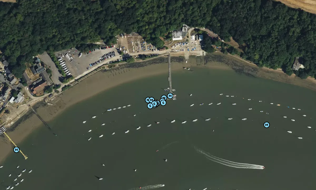 Satelite image of Medway yacht club
