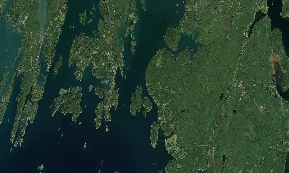 Flyfoto av Meetinghouse Cove