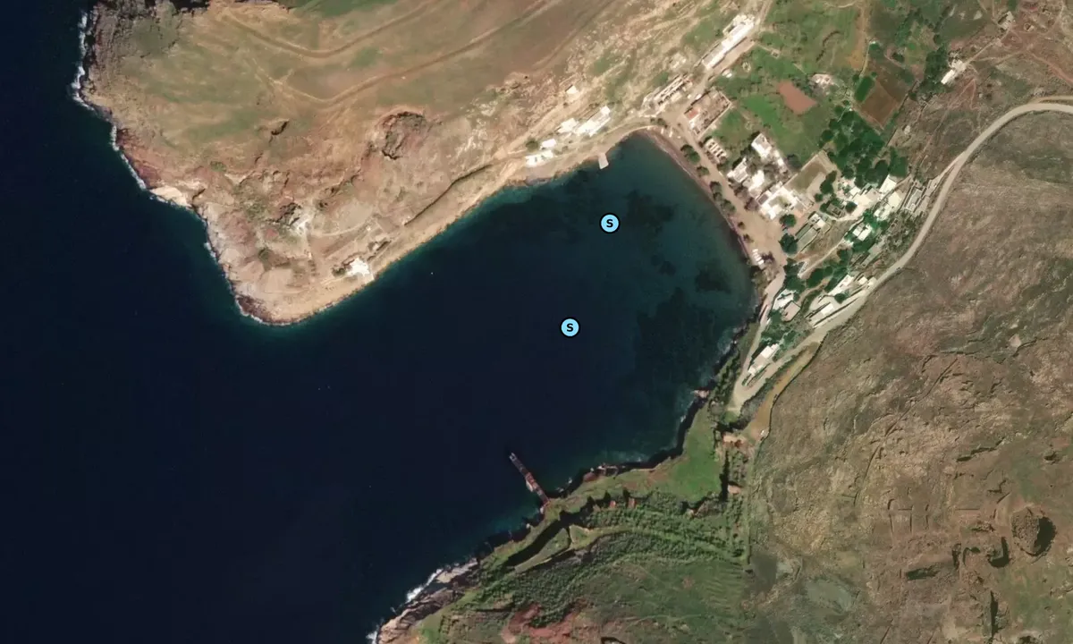 Satelite image of Megalo livadi