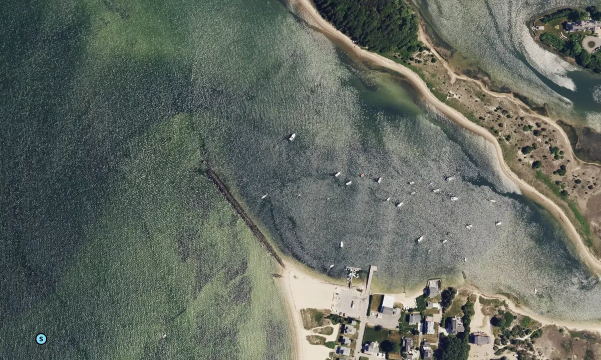 Satelite image of Megansett Harbor