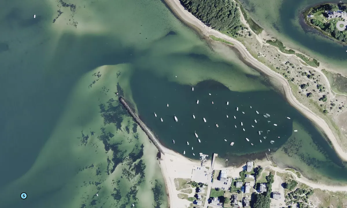 Satelite image of Megansett Harbor