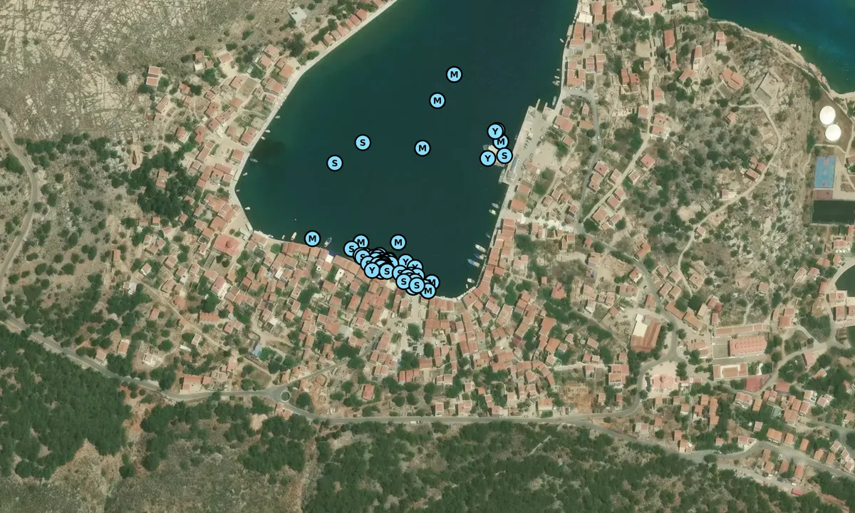 Satelite image of Megisti