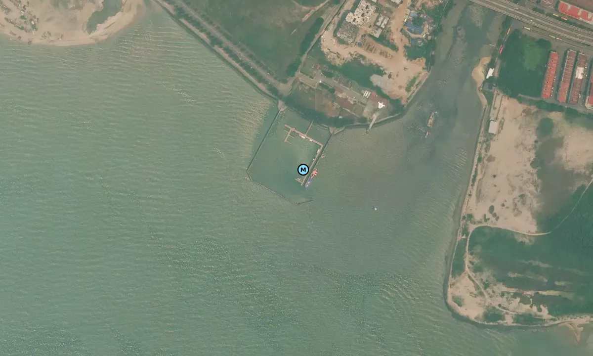 Satelite image of Melaka Marina / Malacca Marina