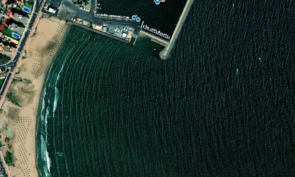 Satelite image of Melilla main Bich