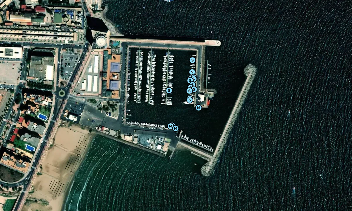 Satelite image of Melilla Marina